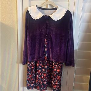 NEW GirlsChildGrandmaLittleOld LadyGrannyKid Costume 100 DaysBookWeek,size 8-10